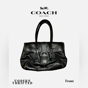 Coach Hampton Soho Buckle Flap Satchel